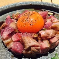 恵比寿 希鳥 - 最上鴨炙りユッケ