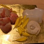 旬菜 おぐら家 - 足赤海老・あおりいか