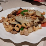 中国大明火鍋城 - 腰果鶏丁（鶏肉とカシューナッツの甘酢辛味炒め）
