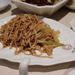 中国大明火鍋城 - 西芹炒豆絲（セロリと干豆腐の炒めもの）