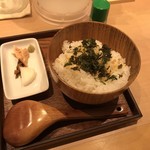 塩そば まえだ - お茶漬けセット