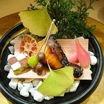 彩懐石 わらび高砂 - さわら西京焼き