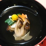 彩懐石 わらび高砂 - お吸い物