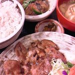 定食や - しょうがサバ味噌定食