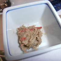 魚屋 小次朗 - 蟹身の味噌合え