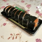 あさり家 - サーモン棒寿司です。