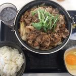 Yoshinoya - 牛すき鍋膳(並) ＋肉2倍