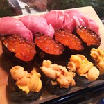 かわなみ鮨 - 大トロ、いくら、雲丹