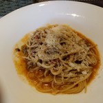 カヴァロ - ポルチーニ茸と生ハムの煮込みソース