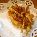 魚幸 - 白エビの天ぷら