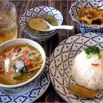 サワディー - ランチのグリーンカレー