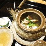 和しょく　えびはら - 松茸の土瓶蒸し　ハモと真鯛