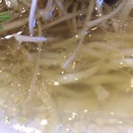 麺屋 花蔵 - ゴボウ&塩スープ
