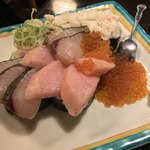 和み家 魚えん - 和み家 魚えん(東京都千代田区内神田) 名物‼︎ごぼれ寿司 1280円