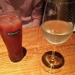 サンクアベニュー - サングリアと白ワイン