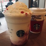 Sutabakkusu Kohi - ラズベリー ホワイト チョコレート フラペチーノ  Tall 580円
                        ゆず シトラス & ティー Short 390円