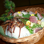 浅草 魚料理 遠州屋 - お刺身盛り合わせ