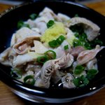 水たき 長野 - 付き出しの「酢モツ」