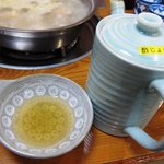 水たき 長野 - 水炊きは酢じょうゆで食べます