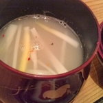 Soba Dokoro Jimbee - 蕎麦湯仕立ての汁椀（コースの一品）