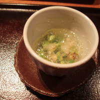 祇園 さゝ木 - うどやこごみ春野菜の出汁ジュレ仕立て