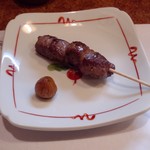 酒房しんせん - エゾ鹿焼きと、いちじく