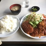 来まぐれ -  日替りはトンカツとクリームコロッケで680円