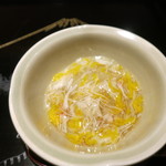 和しょく　えびはら - 京小蕪と花びら茸　ズワイ蟹と菊花