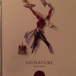 シグネチャー - 店名の入ったメニュー