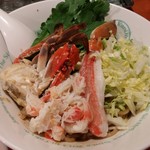 麺屋 六感堂 - 蟹づくし和え蕎麦（某日限定）