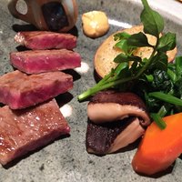 ざくろ 室町店 - 国産牛ロース 香り醤油ステーキ
