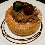 星乃珈琲店 - 期間限定「栗のスフレパンケーキ」