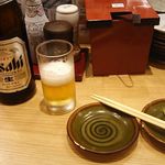 回転寿司がんこ - 中瓶ビール 518円 2017年11月