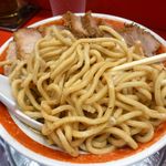 ラーメン タロー 五反田の陣 - ラーメンＷ豚入り950円（野菜マシマシ、削り節）