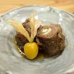 柚木元 - 信州牛で松茸を巻いて