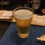 八寸 - スーパードライはいいね！