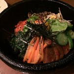 三林精肉店 - 石焼ビビンバ…これは普通