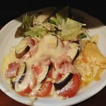 春来 - なすトマトのチーズ焼き