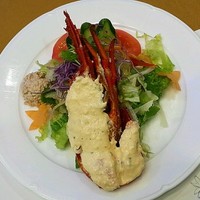 中納言 千日前味楽館 - 伊勢海老のサラダ中納言風
