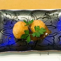 中納言 千日前味楽館 - 伊勢海老のクリームコロッケ