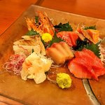 粋酔鮮魚店げんきまる - お刺身盛り合わせ（お誕生日サービス）