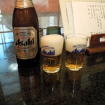 Oumiya - 中瓶ビール550円
