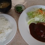 ボン・マルシェ - ハンバーグランチ。700円は安い❗