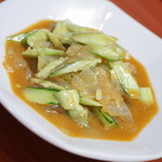 四川食府 - くらげの冷菜（３８０円）２０１７年１１月