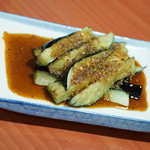 四川食府 - 茄子のニンニク和え（２８０円）２０１７年１１月