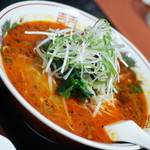 四川食府 - 担々麺と半チャーハンセット（８８０円）２０１７年１１月