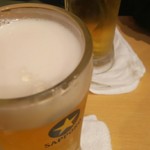 Hutao - 生ビールで乾杯！
