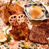 日本料理 つるま - 焼き物。この時点でほぼお腹一杯。