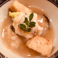 日本料理 つるま - 牡蠣の器。