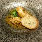 鉄板焼 やまなみ - 北海道産メヌキと真ダチの鉄板焼き ソースグルノーブル